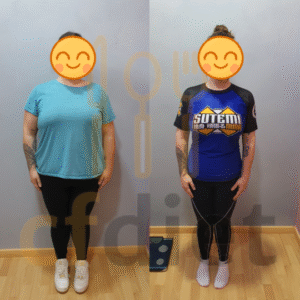 Mujer con sobrepeso SIBO e IMO