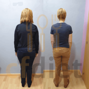 Resultado de recomposición corporal femenina en El Vendrell con Cristian Fernández